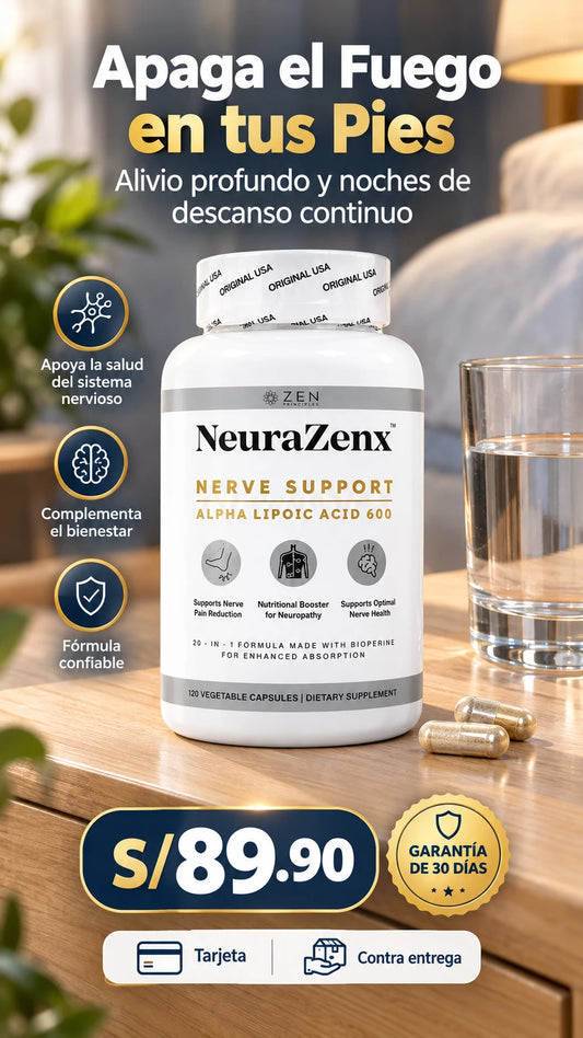 ✨ NEURAZENX Apoya la salud del sistema nervioso ⚡ Complementa el bienestar