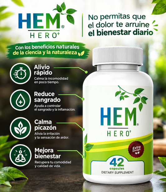 Hemorroides - Elimínalas Desde Adentro con Hem Hero+