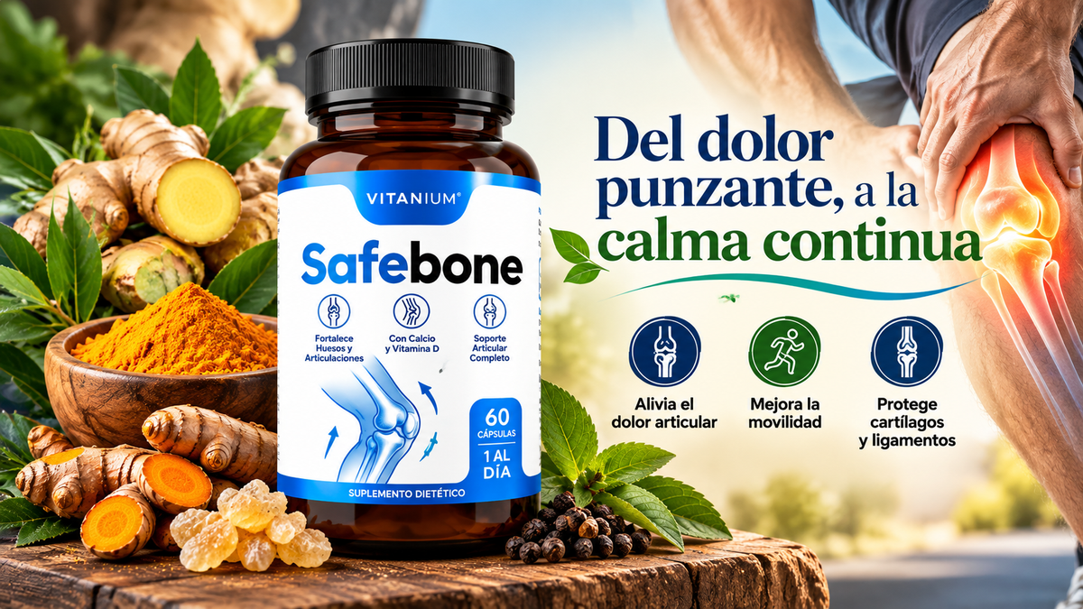 Safebone® — Solución al ardor e inflamación de articulaciones nutre y repara